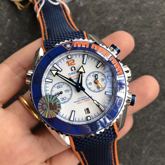  Omega-Planet Ocean Ultra Deep 45.5mm SS/RU White Dial OMF A8912