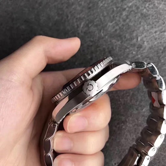  Omega-Planet Ocean 43.5mm SS/SS Black/Org OMF Asia 2836 Mod