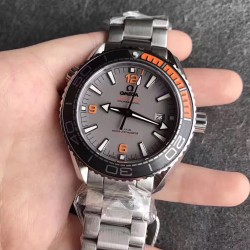  Omega-Planet Ocean 43.5mm SS/SS Grey/Org OMF Asia 2836 Mod