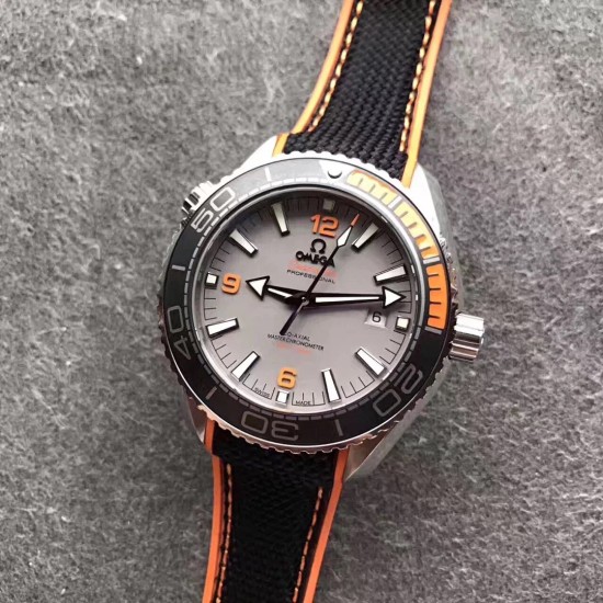  Omega-Planet Ocean 43.5mm SS/NY/RU Grey OMF Asia 2836 Mod