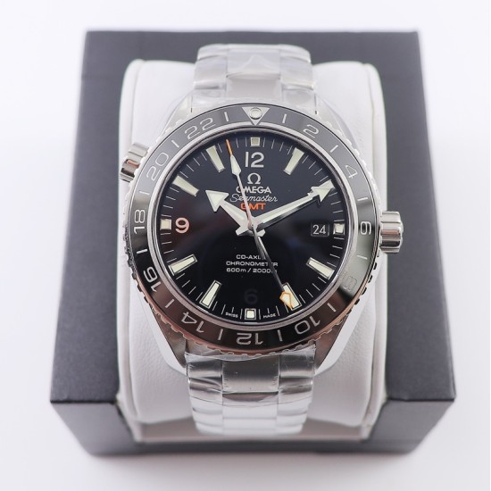 Omega-Planet Ocean 43.5mm GMT SS/SS Black VSF Asia 8605