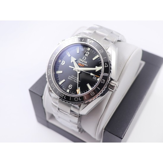  Omega-Planet Ocean 43.5mm GMT SS/SS Black VSF Asia 8605