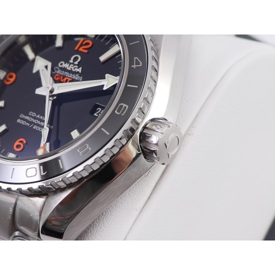  Omega-Planet Ocean 43.5mm GMT SS/SS Black/Org VSF Asia 8605
