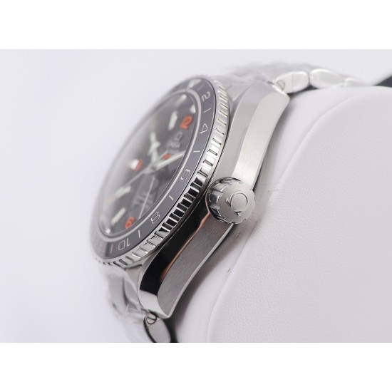  Omega-Planet Ocean 43.5mm GMT SS/SS Black/Org VSF Asia 8605