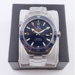  Omega-Planet Ocean 43.5mm GMT SS/SS Blue VSF Asia 8605