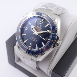  Omega-Planet Ocean 43.5mm GMT SS/SS Blue VSF Asia 8605