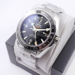  Omega-Planet Ocean 43.5mm GMT SS/SS Black VSF Asia 8605