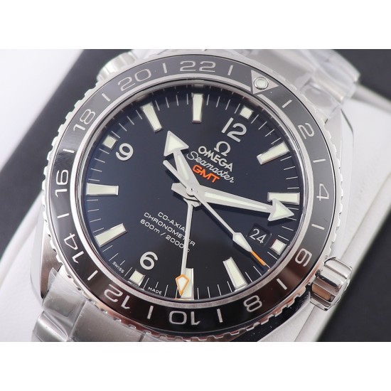  Omega-Planet Ocean 43.5mm GMT SS/SS Black VSF Asia 8605