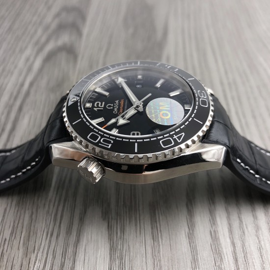  Omega-Planet Ocean 43.5mm SS/LE/RU Blk OMF Asia 2836 Mod