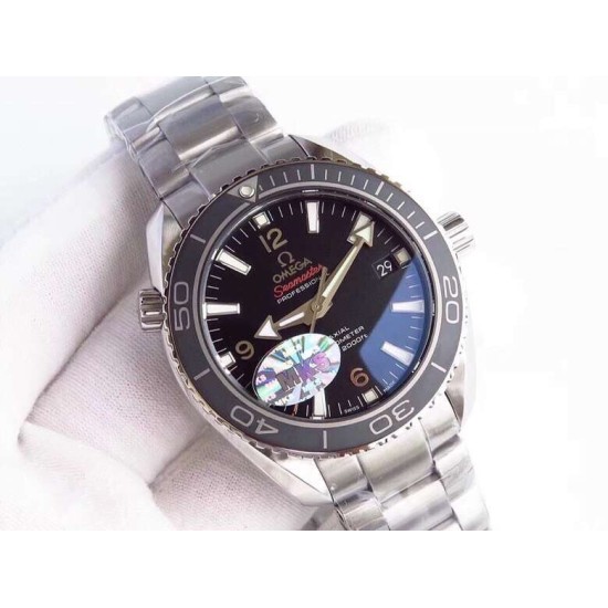  Omega-Planet Ocean 43.5mm SS/SS Blk MKS Asia 2836 Mod