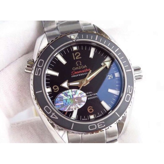  Omega-Planet Ocean 43.5mm SS/SS Blk MKS Asia 2836 Mod