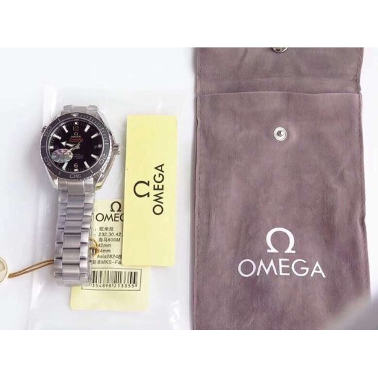  Omega-Planet Ocean 43.5mm SS/SS Blk MKS Asia 2836 Mod