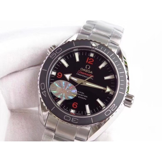  Omega-Planet Ocean 43.5mm SS/SS Blk MKS Asia 2836 Mod
