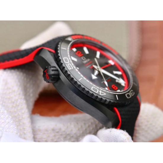  Omega-Planet Ocean 45.5mm Deep Black CER/NY Blk/R VSF A8906 V2 Super Clone