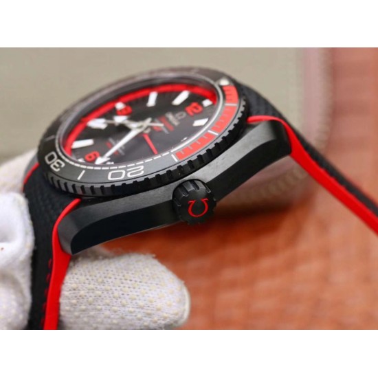  Omega-Planet Ocean 45.5mm Deep Black CER/NY Blk/R VSF A8906 V2 Super Clone