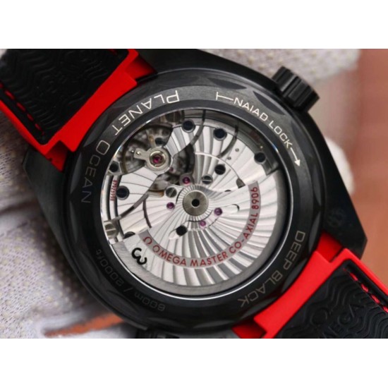 Omega-Planet Ocean 45.5mm Deep Black CER/NY Blk/R VSF A8906 V2 Super Clone