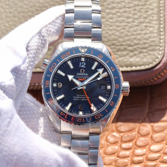  Omega-Planet Ocean 43.5mm GMT SS/SS Blue VSF Asia 8605