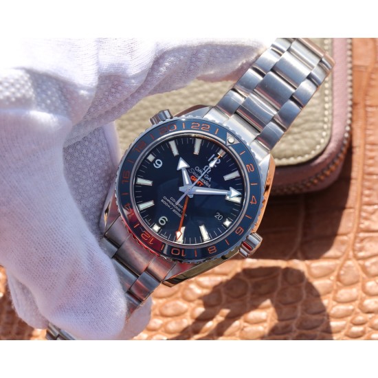  Omega-Planet Ocean 43.5mm GMT SS/SS Blue VSF Asia 8605