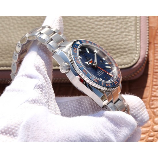  Omega-Planet Ocean 43.5mm GMT SS/SS Blue VSF Asia 8605