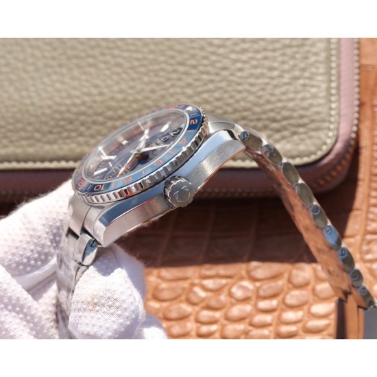  Omega-Planet Ocean 43.5mm GMT SS/SS Blue VSF Asia 8605