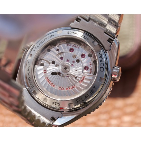  Omega-Planet Ocean 43.5mm GMT SS/SS Blue VSF Asia 8605