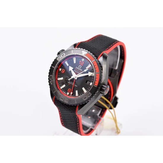  Omega-Planet Ocean 45.5mm Deep Black CER/NY Blk/R VSF A8906 V2 Super Clone