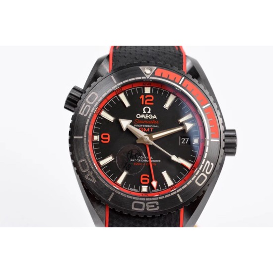  Omega-Planet Ocean 45.5mm Deep Black CER/NY Blk/R VSF A8906 V2 Super Clone