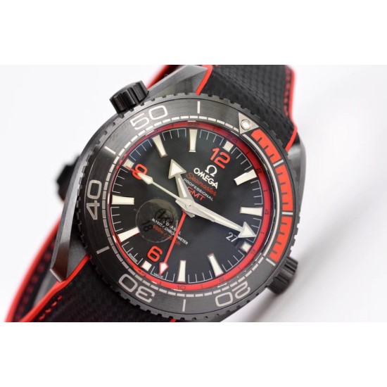  Omega-Planet Ocean 45.5mm Deep Black CER/NY Blk/R VSF A8906 V2 Super Clone