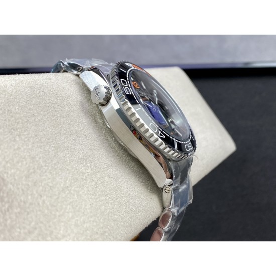 Rolex- Omega-Seamaster 600m 43mm SS/SS Black Dial Oyster BF A8900