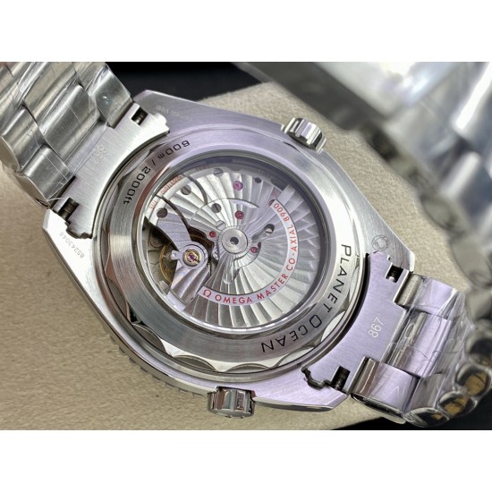 Rolex- Omega-Seamaster 600m 43mm SS/SS Black Dial Oyster BF A8900