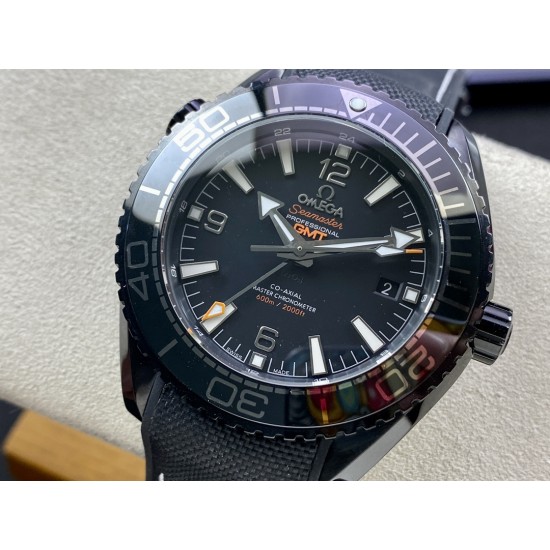  Omega-Planet Ocean 600m 43.5mm SS/RU Black Dial BF A8900