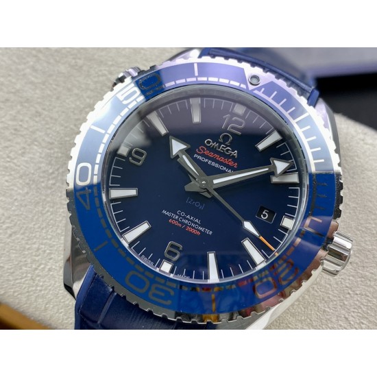  Omega-Planet Ocean 600m 43.5mm SS/LE Blue Dial BF A8900