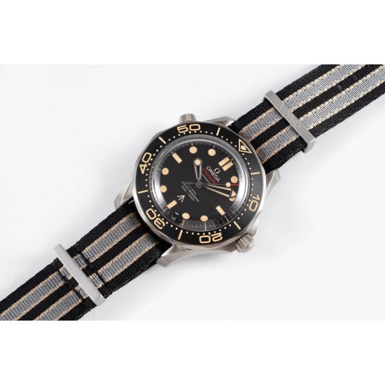  Omega-Seamaster 300m No Time To Die 007 42mm TI/NY VSF V2 A8806