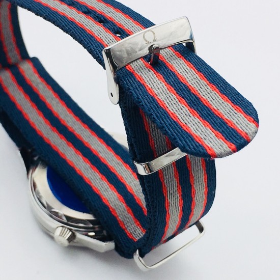  Omega-Seamaster Commander 007 40MM SS/NY White TWF MY8205 Mod