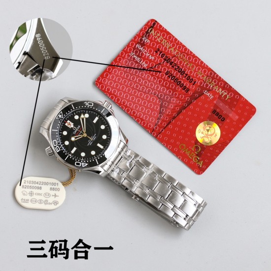  Omega-Seamaster 300m James Bond 007 2019 42mm SS/SS k6F A8806