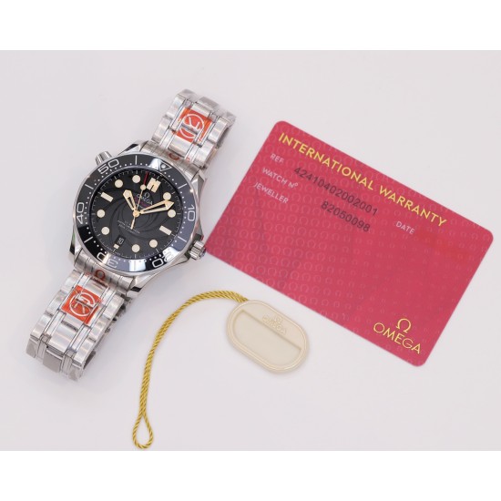  Omega-Seamaster 300m James Bond 007 2019 42MM SS/SS ORF A8806