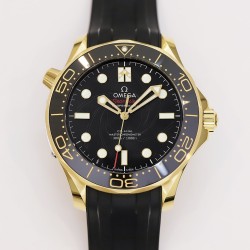  Omega-Seamaster 300m James Bond 007 2019 42MM YG/RU Black Diaml ORF A8806
