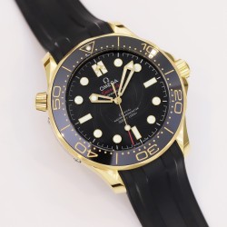  Omega-Seamaster 300m James Bond 007 2019 42MM YG/RU Black Diaml ORF A8806