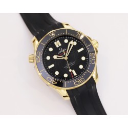  Omega-Seamaster 300m James Bond 007 2019 42MM YG/RU Black Diaml ORF A8806
