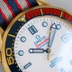  Omega-Seamaster Commander 007 42MM YG/NY White Dial OMF A2507
