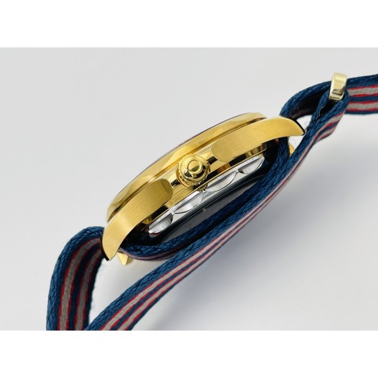  Omega-Seamaster Commander 007 42MM YG/NY White Dial OMF A2507