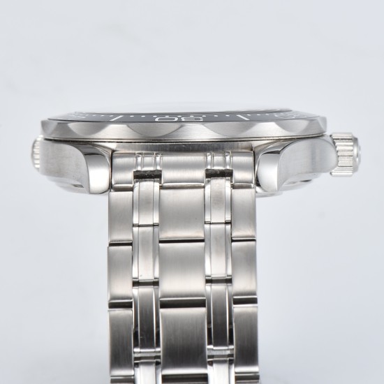  Omega-Seamaster 300m 007 50th 42MM SS/SS Black Dial OMF A2824