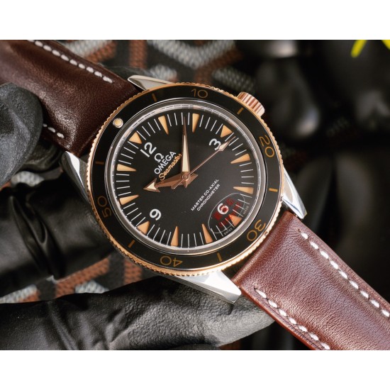  Omega-Seamaster 007 Spectre Ltd Edn 41MM SS/LE Black Dial VSF V2 Asia 8400