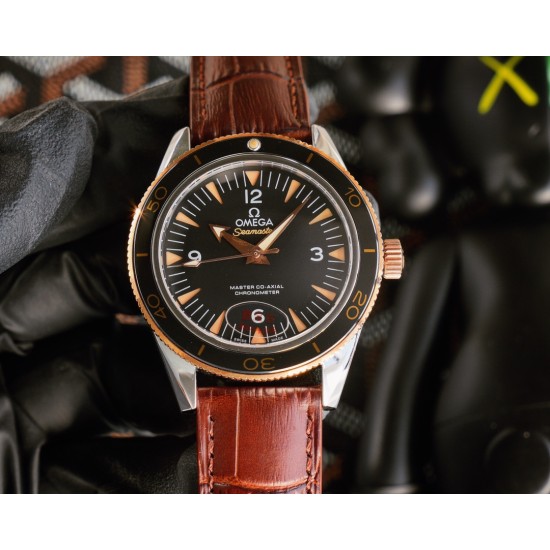  Omega-Seamaster 007 Spectre Ltd Edn 41MM SS/LE Black Dial VSF V2 Asia 8400