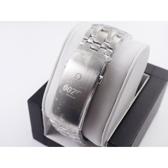  Omega-Seamaster 300m 007 50th 42MM SS/SS Black Dial OMF A2824
