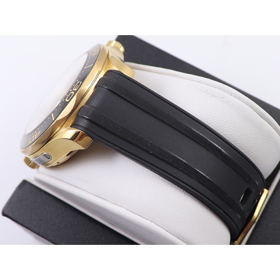  Omega-Seamaster 300m 007 50th 42MM YG/RU Black Dial OMF A2824