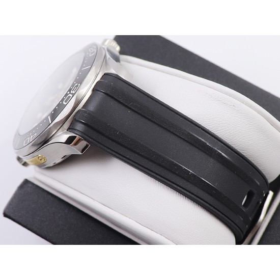  Omega-Seamaster 300m 007 50th 42MM SS/RU Black Dial OMF A2824