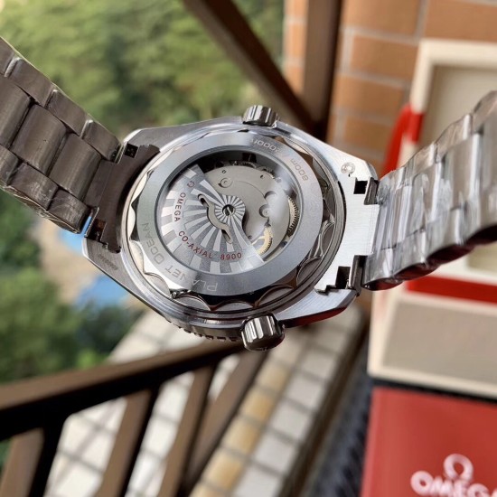  Omega-Planet Ocean 43.5mm SS/SS White/Org GDF 1:1 Asia 8500