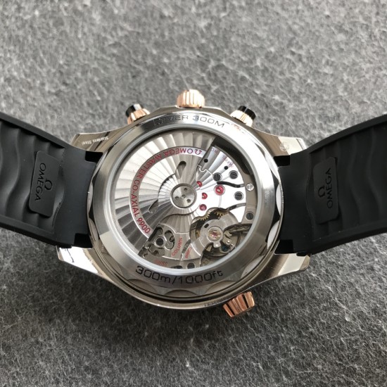  Omega-Seamaster 300m Chrono 44MM SS/RU Black UMF Asia 9900