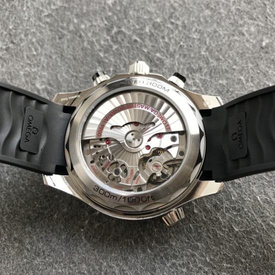 Omega-Seamaster 300m Chrono 44MM SS/RU Black UMF Asia 9900